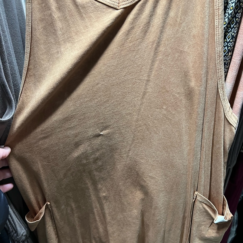 Mineral washed organic cotton Harem Jumpsuit - Picture 7 of 8
